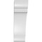 Ekena Millwork 3-in. W x 6-in. D x 10-in. H Olympic Architectural Grade PVC Knee Brace BRCP03X06X10OLY - alternate 2